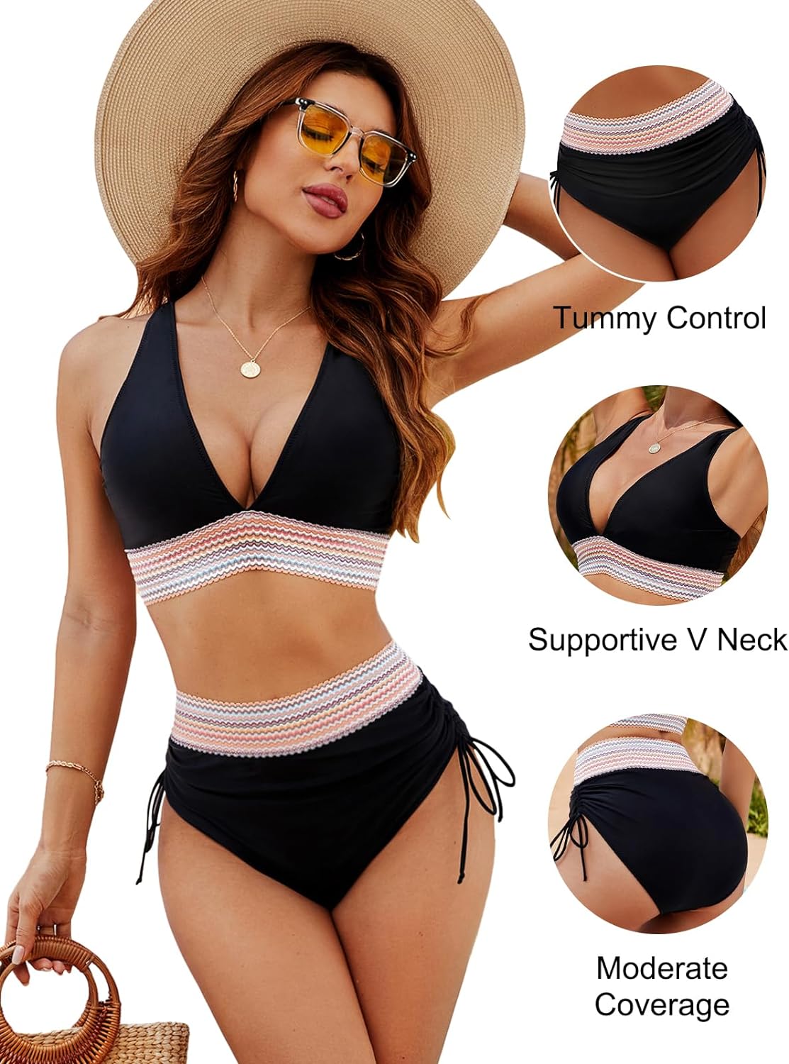 Sofia | Midjekontroll Bikini