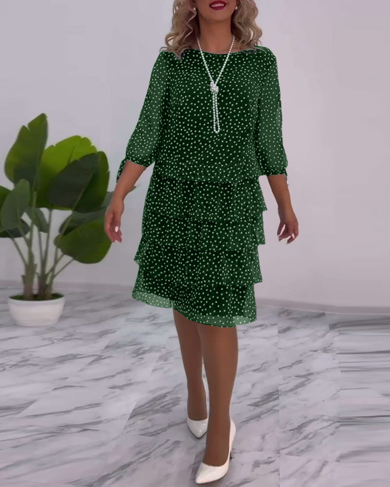 Eliza | Elegant klänning med prickar