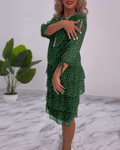 Eliza | Elegant klänning med prickar