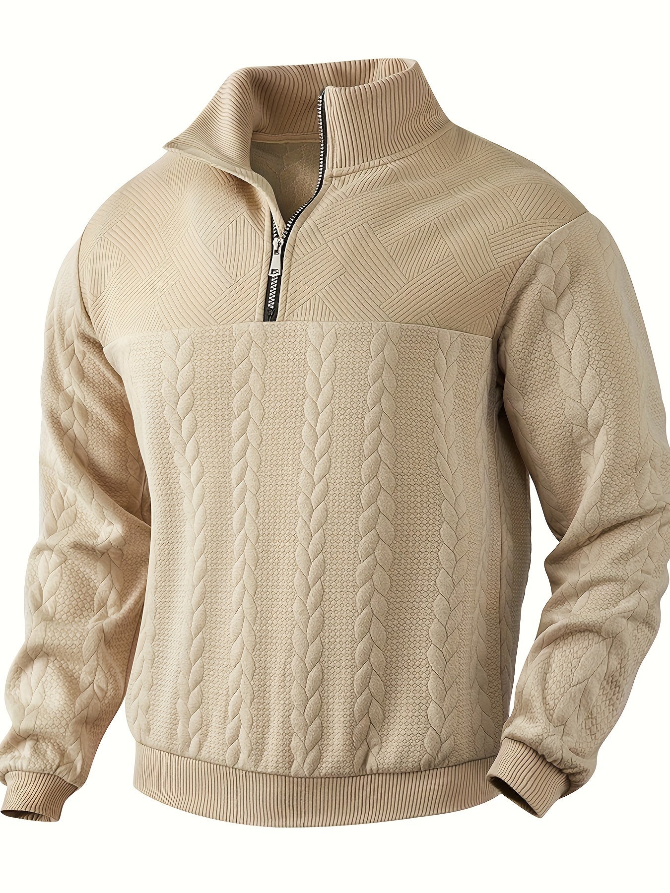 Alexander | Stickad cardigan med dragkedja