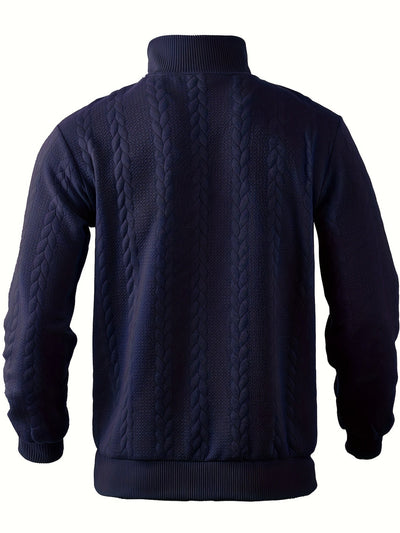Alexander | Stickad cardigan med dragkedja