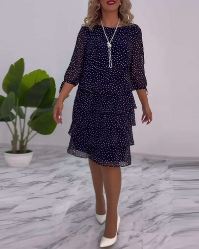 Eliza | Elegant klänning med prickar