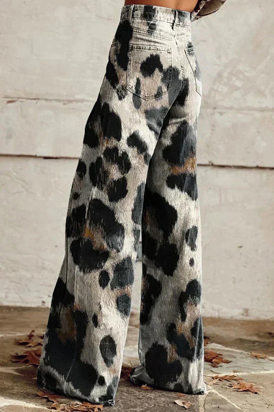 Cheetah | Boho Vintage Byxor med Chic Print