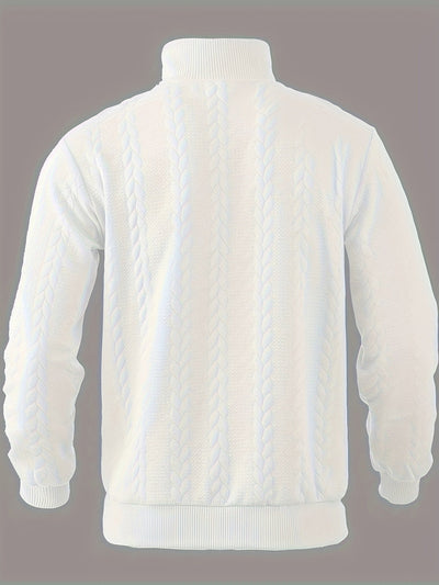 Alexander | Stickad cardigan med dragkedja