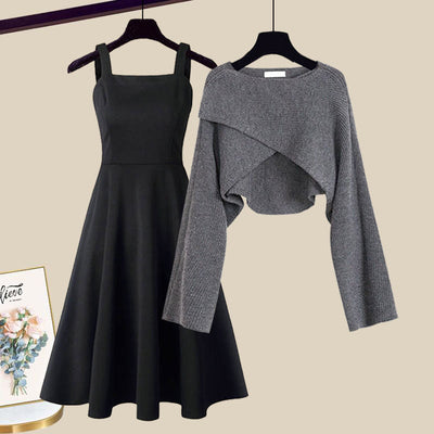 Leni | snygg strickkleid-kombination