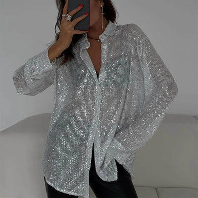 Hallie | Glitter Chic skjorta