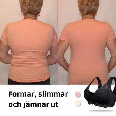 (PACK MED 3) Trådlös Push-Up BH med Främre Stängning