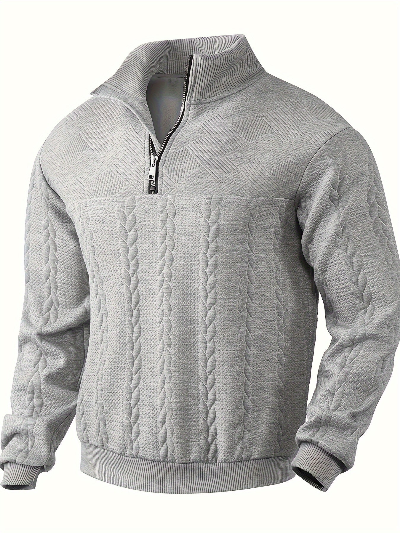 Alexander | Stickad cardigan med dragkedja