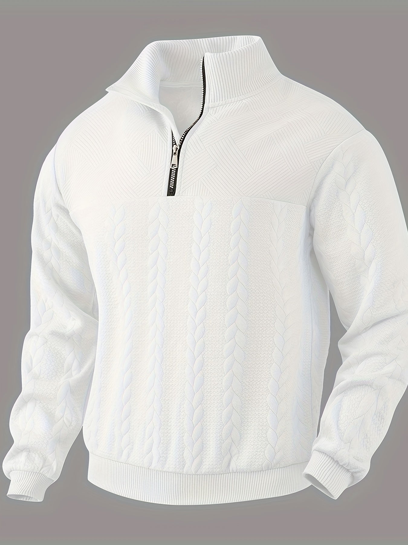 Alexander | Stickad cardigan med dragkedja