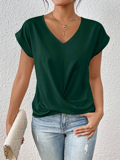 Cleo™ | Casual T-shirt med sweetheart-urringning (1+1 Gratis)