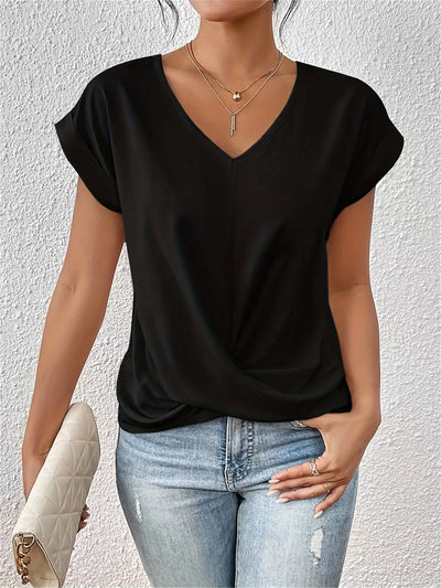 Cleo™ | Casual T-shirt med sweetheart-urringning (1+1 Gratis)