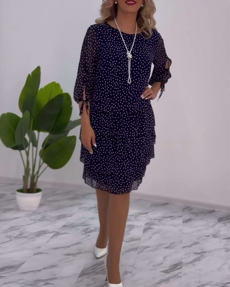 Eliza | Elegant klänning med prickar