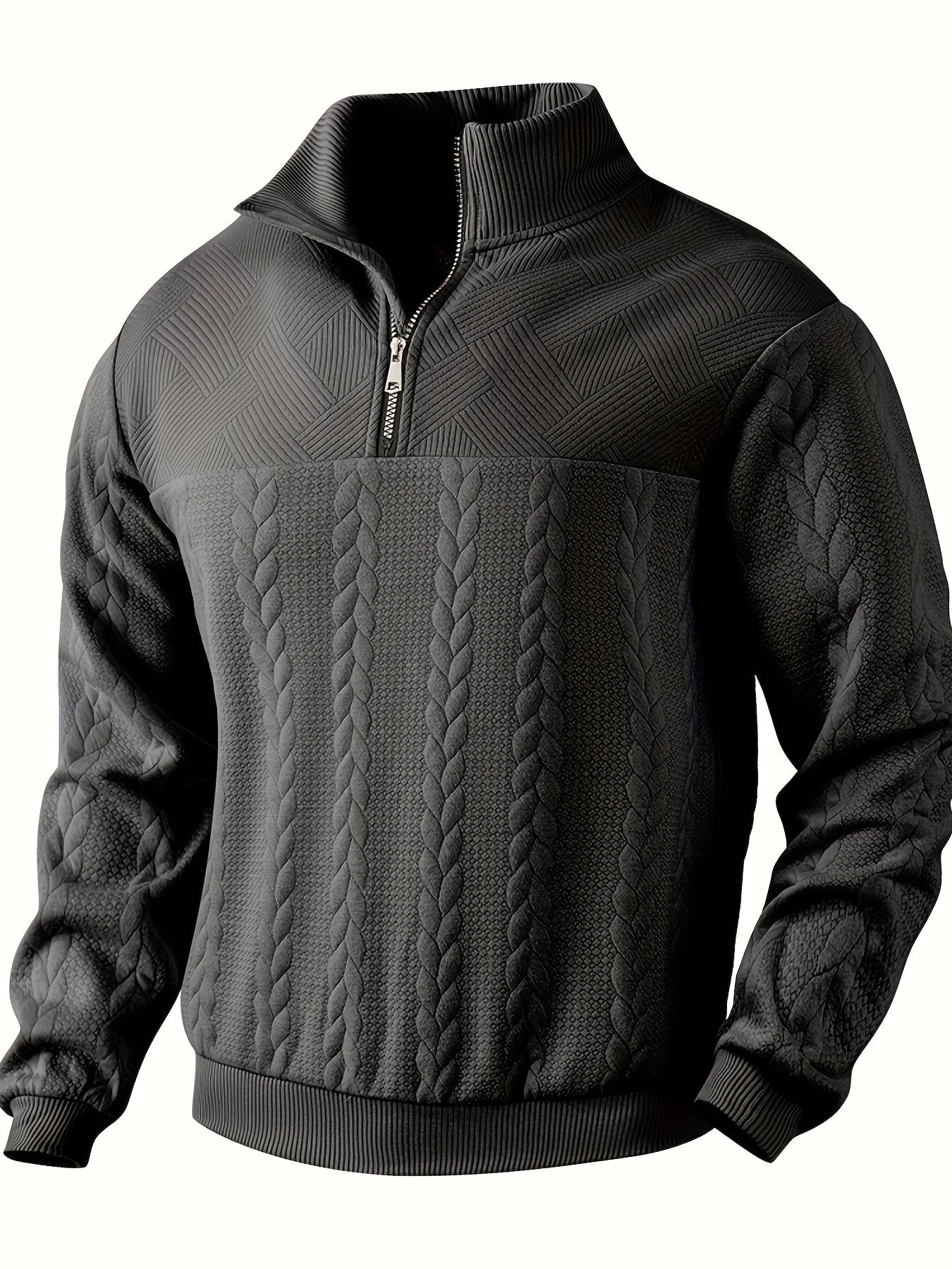 Alexander | Stickad cardigan med dragkedja