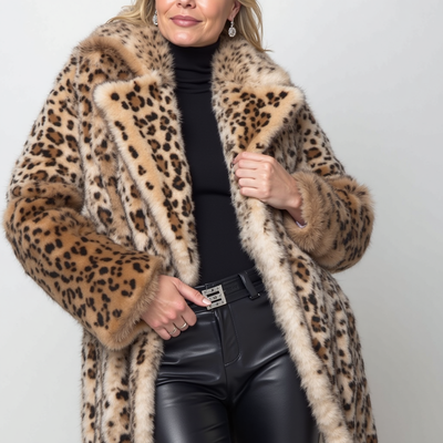 Daisy | Kappa med leopardmönster