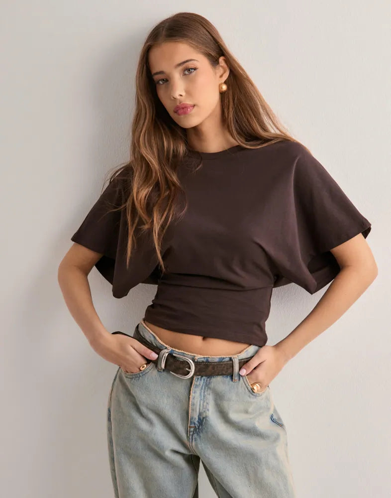 Icon | T-shirt med vida ärmar