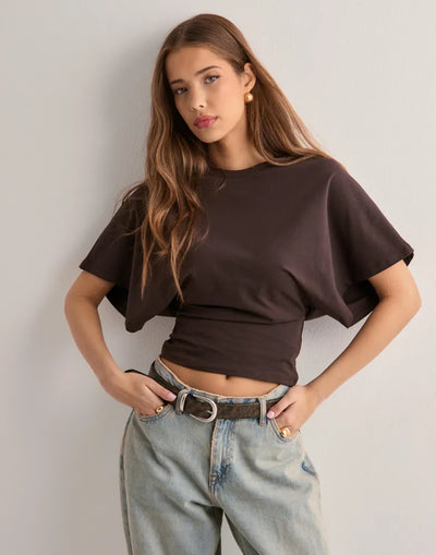 Icon | T-shirt med vida ärmar